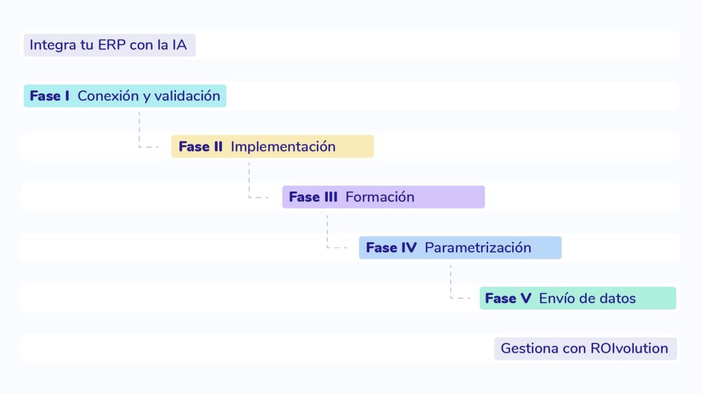 fases del proceso de integracion del ERP con ROIvolution