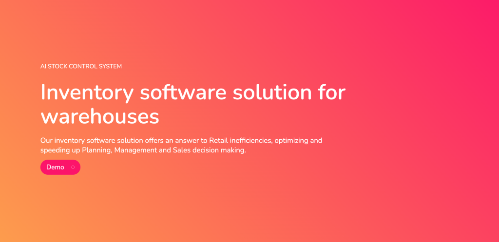 Inventory software solution for warehouses for retail sector