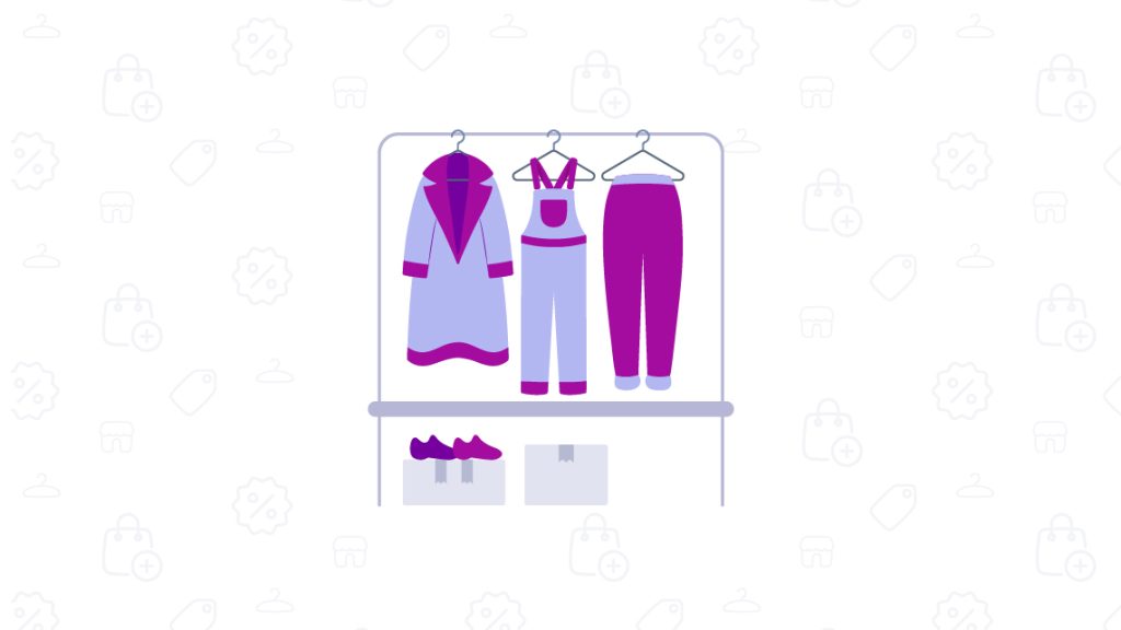 storefront clothes drawing